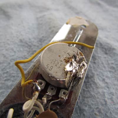 Telecaster Control Plate With Pots & Dome Knobs Import Telecaster Control Plate With Knobs & Pots image 4