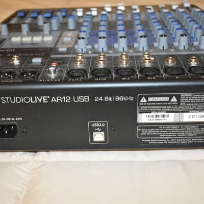 PreSonus StudioLive AR12 Hybrid USB Mixer Interface 2010s - Standard image 2