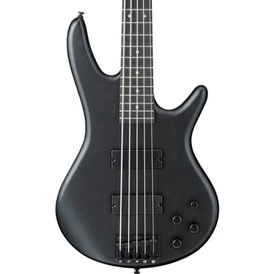 Ibanez GSR205WBK Electric Bass Guitar 2026 Weathered Black image 1