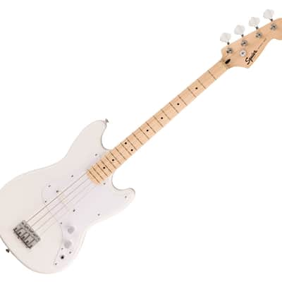 Used Squier Sonic Bronco Bass - Arctic White w/ Maple Fingerboard image 1