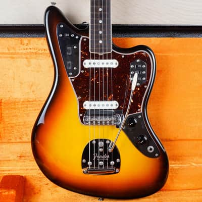 Fender American Vintage '65 Jaguar 2012 Sunburst Lacquer Finish USA w/ OHSC, Case Candy image 1
