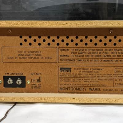 Ultra Rare Vintage Montgomery Ward Gen 6322 AM/FM Stereo Receiver System image 23