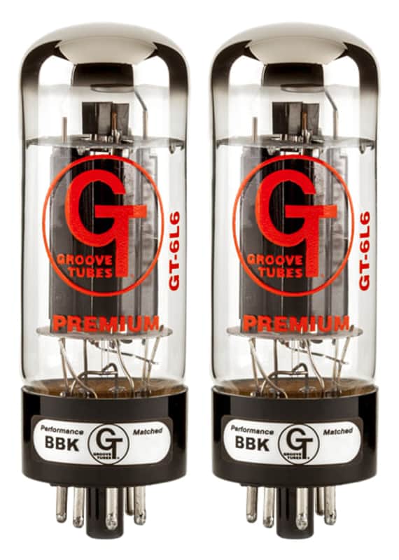 Groove Tubes GT-6L6-SD-M 6L6 Medium Performance Matched DUET/PAIR image 1