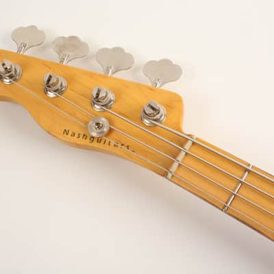 Nash Bass PB-52 Butterscotch Blonde Lollar Pickup Left Handed image 4
