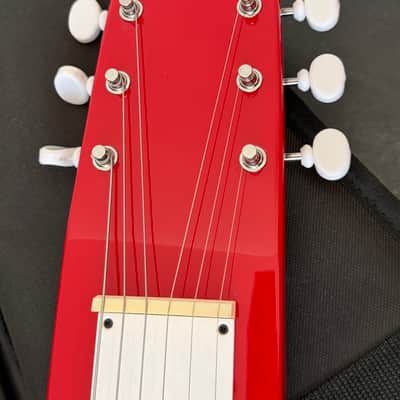 Eastwood Airline Lap Steel Guitar 2010’s - Candy Apple Red image 4