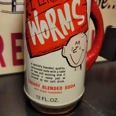 Lo Fi Soda Can Microphone - Cherry, I Like Worms image 6