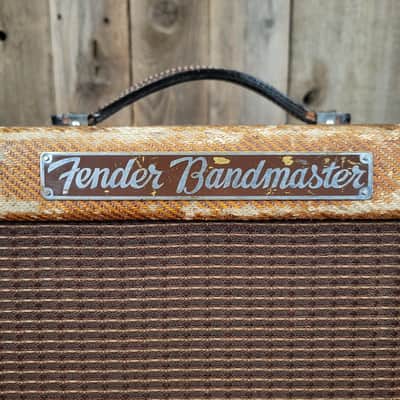 Fender Bandmaster 5E7 Tweed 3x10 1955 - Tweed image 8