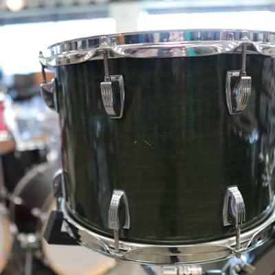 Pre-Owned Ludwig Classic Maple 3-PC Shell Pack 14/16/24 (Green Lacquer) imagen 8