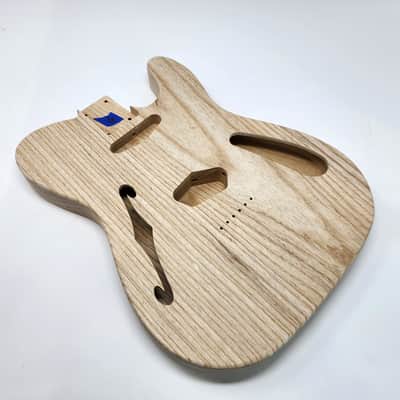 Brio 2 piece Roasted Swamp Ash Body "Thinline" T-Style - Unfinished image 4