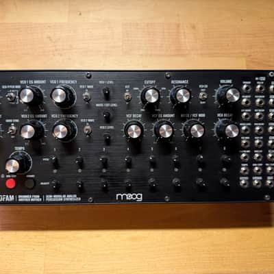 Moog DFAM Drummer From Another Mother Semi-Modular Analog Percussion Synthesizer 2018 - Present - Black/Wood image 2