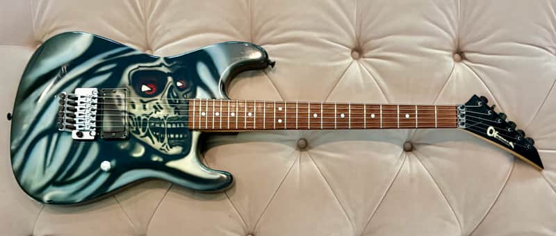 CHARVEL MODEL 2 FROM THE 1980s WITH A CUSTOM PAINT JOB READY FOR A NEW HOME image 1