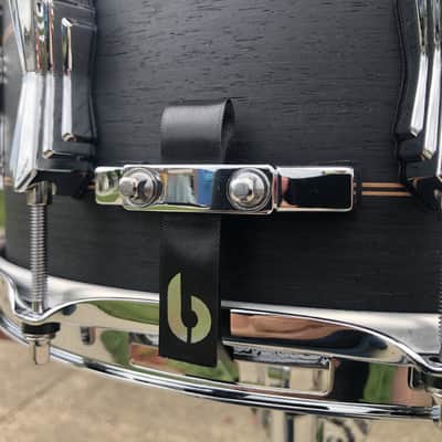 British Drum Company 6.5x14 Merlin Snare Drum 20-Ply Maple/Birch Black Tulip image 9