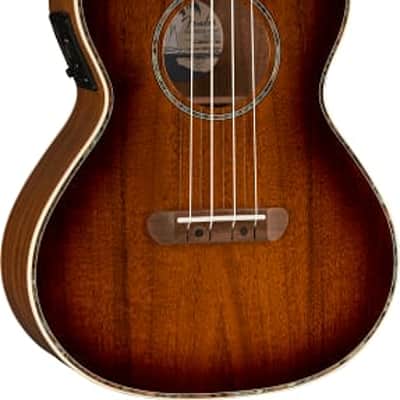 Fender Montecito Tenor Ukulele. Walnut Fingerboard, Shaded Edge Burst image 4