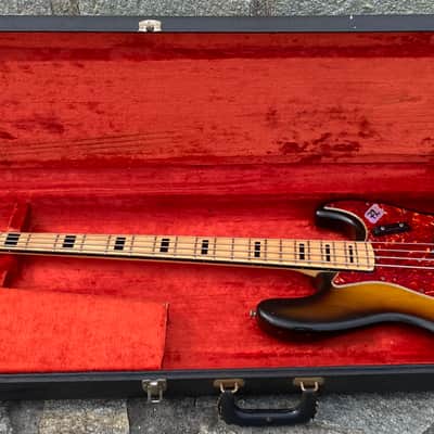 Fender Jazz Bass 1972 - Suburst - Maple Fingerboard with Black Blok image 19