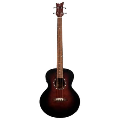 Ortega D7E-BFT-4 Deep Series 7 Spruce Top Mahogany Neck Medium Scale 4-String Acoustic-Electric Bass Guitar image 3