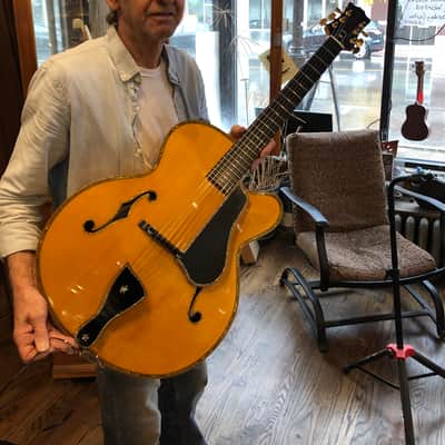 Danche Guitars DZ 57 Archtop Jazz Guitar 2014 Transparent Natural image 8