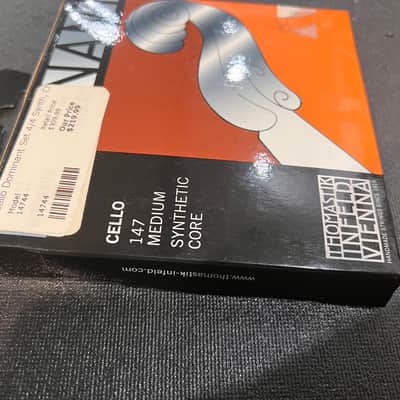 Thomastik-Infeld 147 Dominant Chrome Wound Synthetic Core 4/4 Cello String Set - Medium 2010s - Standard image 3