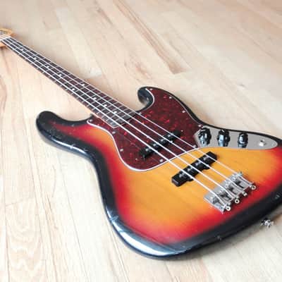 1982 Squier JV '62 Jazz Bass Sunburst Japan MIJ Fender USA Custom Shop Pickups image 10