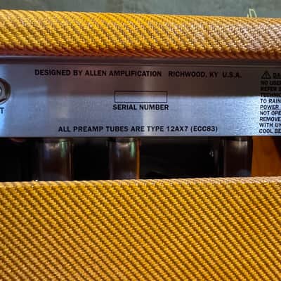 Allen Amplification Classic 57: 210 5E7 Tweed Bandmaster image 13