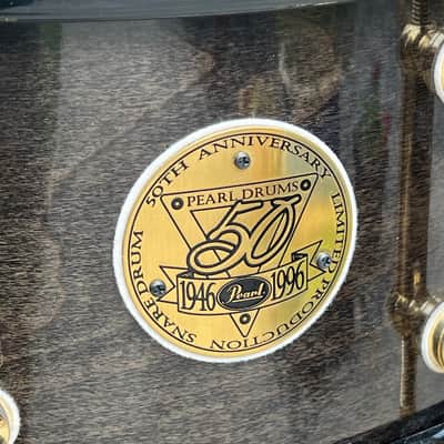 Pearl Pearl 50th Anniversary Snare drum 1996 image 2
