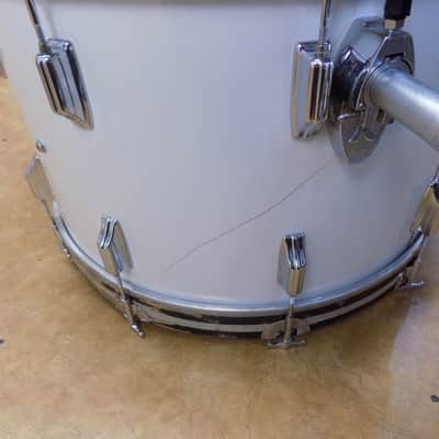 Rogers New England White 4 Piece Drum Kit 1970's image 12
