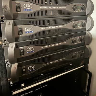 SOTA CF2000 Studio Monitor System + SOTA AAX-1 + 4 QSC PLX Amps - Local Pickup image 15