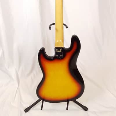 Global Jazz Bass Copy ST85BS 1970s Sunburst image 4