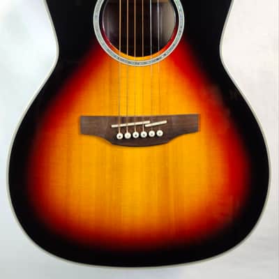 Takamine GY51E-BSB New Yorker, Full Scale Parlor Size Acoustic/Electric Guitar, Brown Sunburst image 1