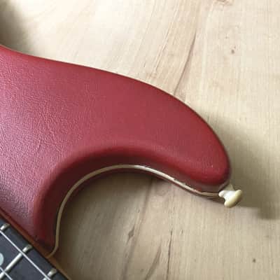 60‘s Hofner 173 electric guitar with red vinyl cover image 12