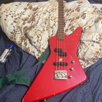 Hamer Blitz bass 1983 - Red image 2