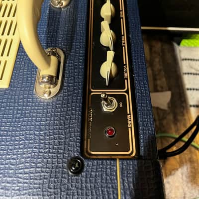Vox AC4C1-BL Limited Edition 4-Watt 1x10" Guitar Combo 2012 - Blue with Tygon Cloth image 6