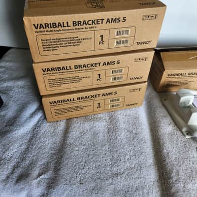 Tannoy AMS5-VB-WH VariBall Multi-Angle Accessory Bracket for AMS 5 Loudspeakers ,White (pair). Be easily used with other speakers image 2