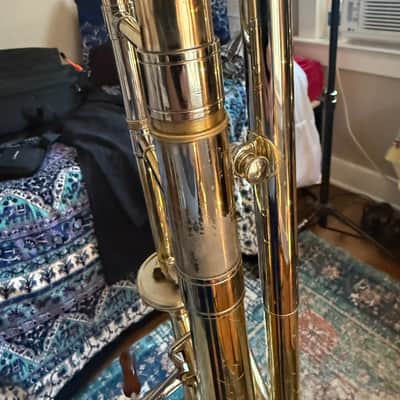 Edwards T350, Custom Tenor Trombone 1990's - Yellow Brass image 3