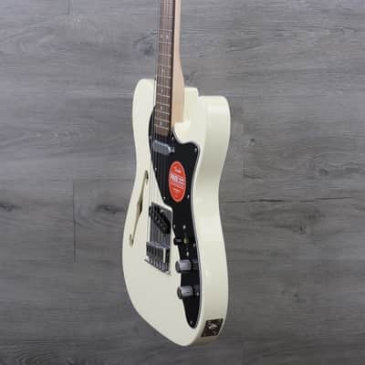 Squier Affinity Series Telecaster Thinline Olympic White image 4