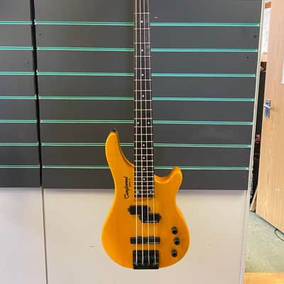 Tanglewood Rebel 4K See-Through Orange Electric Bass Guitar image 1