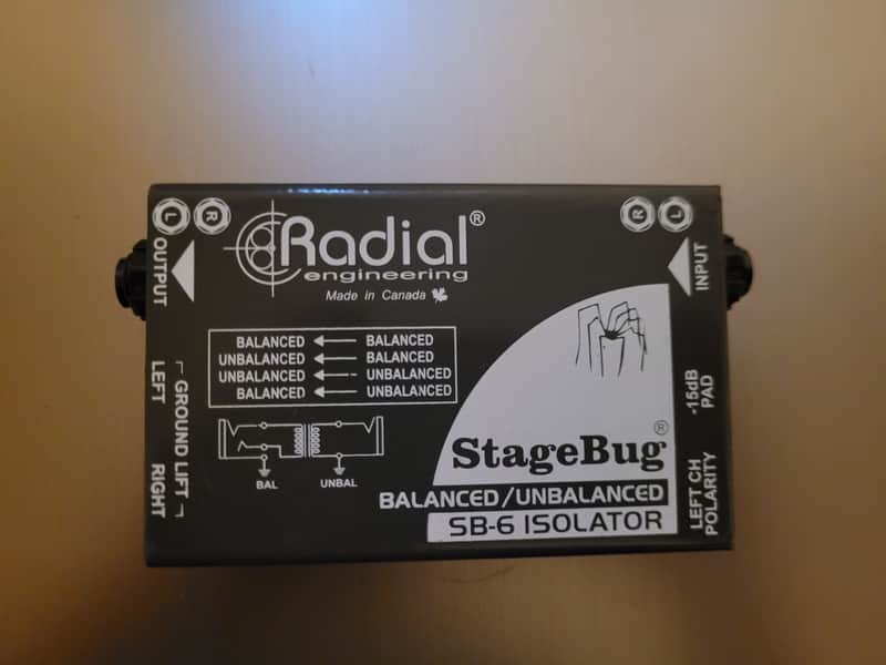 Radial StageBug SB-6 Isolator 2010s - Gray image 1