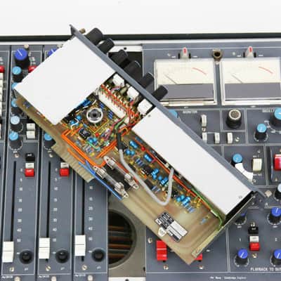 1979 Neve 5422 8x2 Suitcase Mixing Console 34128 Channel Strip Modules Vintage Original Summing Mixer Studio SideCar Complete with PSU Lid & Manual image 15