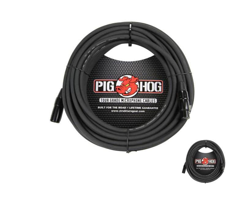 NEW Pig Hog PHM100 XLR High Performance 8mm Microphone Mic Cable, 100 Foot Ft image 1