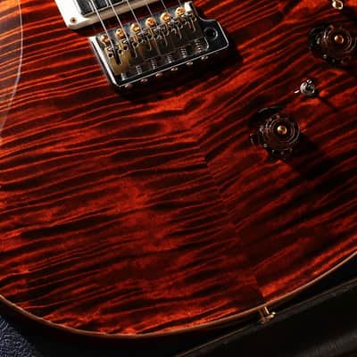 Paul Reed Smith (PRS) 2015 Wood Library P24 Trem Orange Tiger Pattern Regular Neck [15 221287] (05/07) image 5