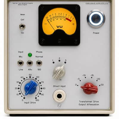 Analogue Addicts UK - Valve Transformer Saturator - Mic Pre - DI - Line Pre image 2