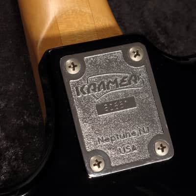 Kramer Sambora Signature Guitar 1989 Black w/ Gold Hardware image 19