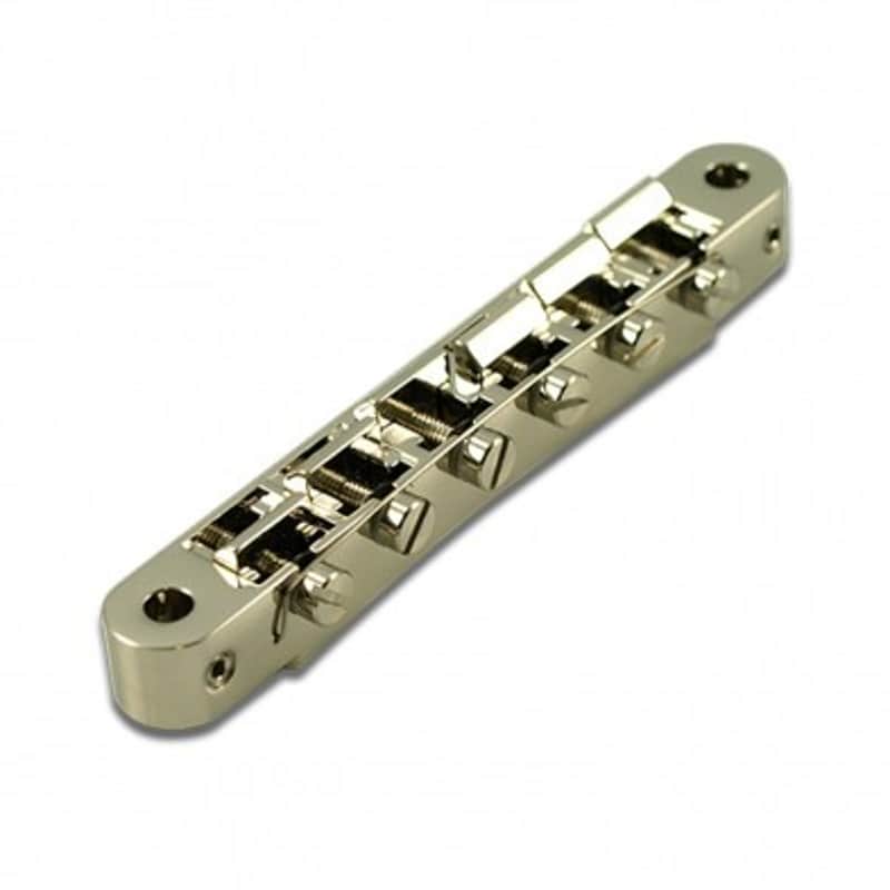 TonePros Replacement ABR-1 Tune-O-Matic Bridge Nickel image 1