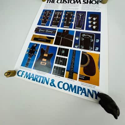 Martin Custom Shop Promotional Poster – Circa 1980