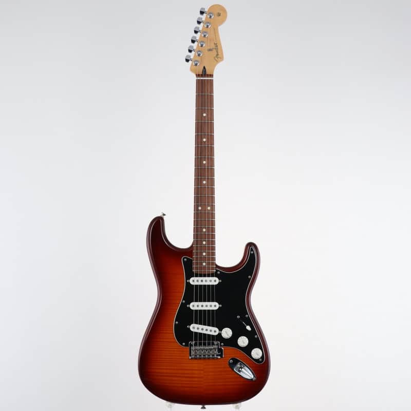 【美品】Fender Mexico player ストラト Plustop Fender Player Stratocaster Plus Top - Aged Cherry with Maple
