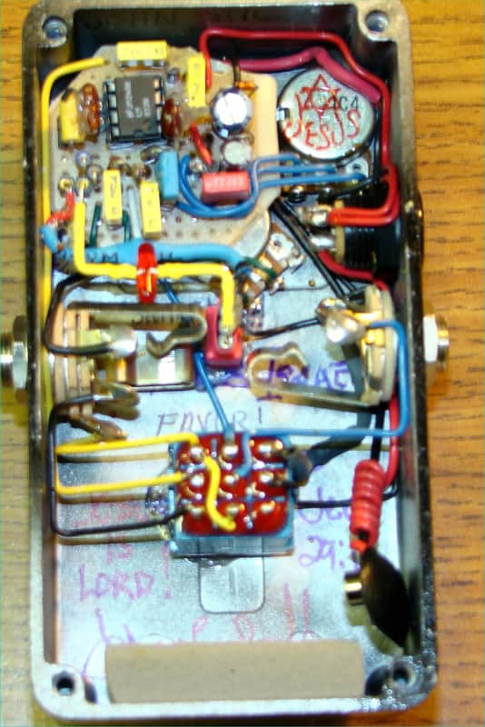 John Landgraff Distortion Box Guitar Effects Pedal | Reverb