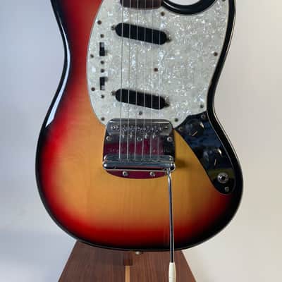1972 Fender Mustang Sunburst — OHSC, BEAUTIFUL Mastery Bridge Upgrade (Original Bridge Included) image 1