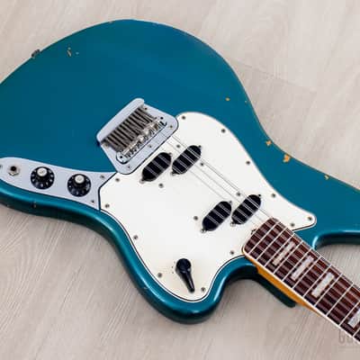 1966 Fender Electric XII Vintage 12-String Guitar Lake Placid Blue, 100% Original w/ Case image 9