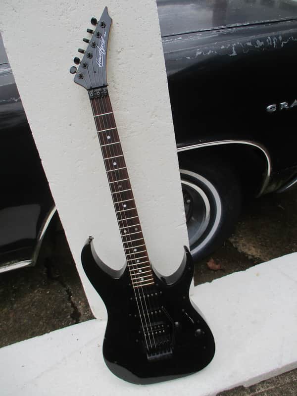 Fender Heartfield Talon Guitar, 1991, Japan,  Strat Style, Floyd Rose, Fresh Setup, Fender Gig Bag image 1