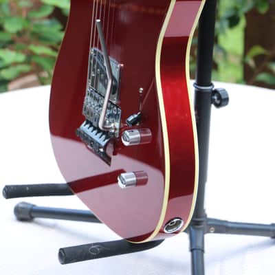 Kramer American Vintage Classic III 1987 Candy Apple Red Floyd Rose Duncan image 10