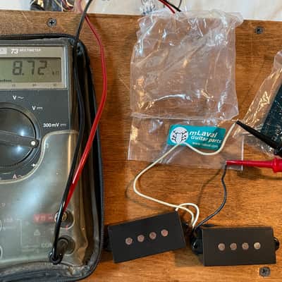 2 sets of P style Bass Pickups image 8